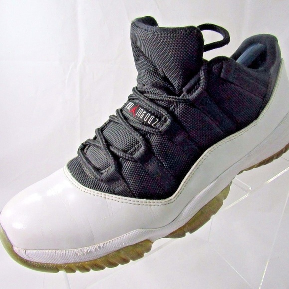 Nike Air Jordan Size 11.5 White Black Mens C2A C5 main image 4